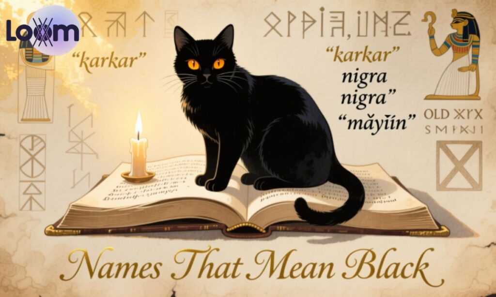 Cat Names That Mean Black