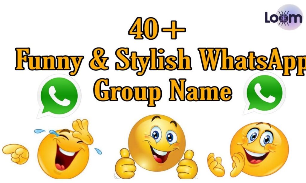 Funny WhatsApp group chat names