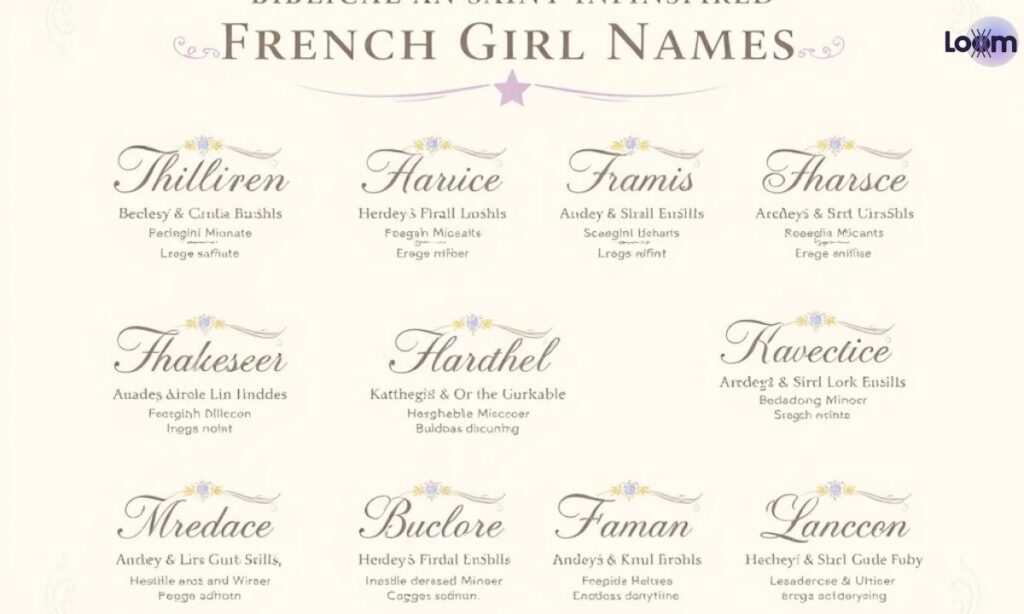Biblical and Saint-Inspired French Girl Names