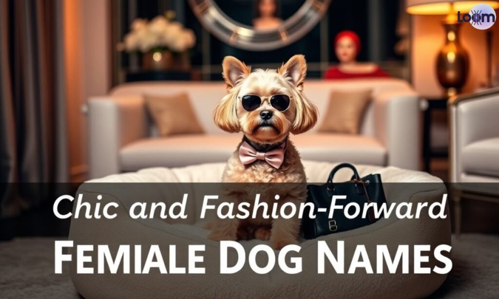 Chic and Fashion-Forward Female Dog Names