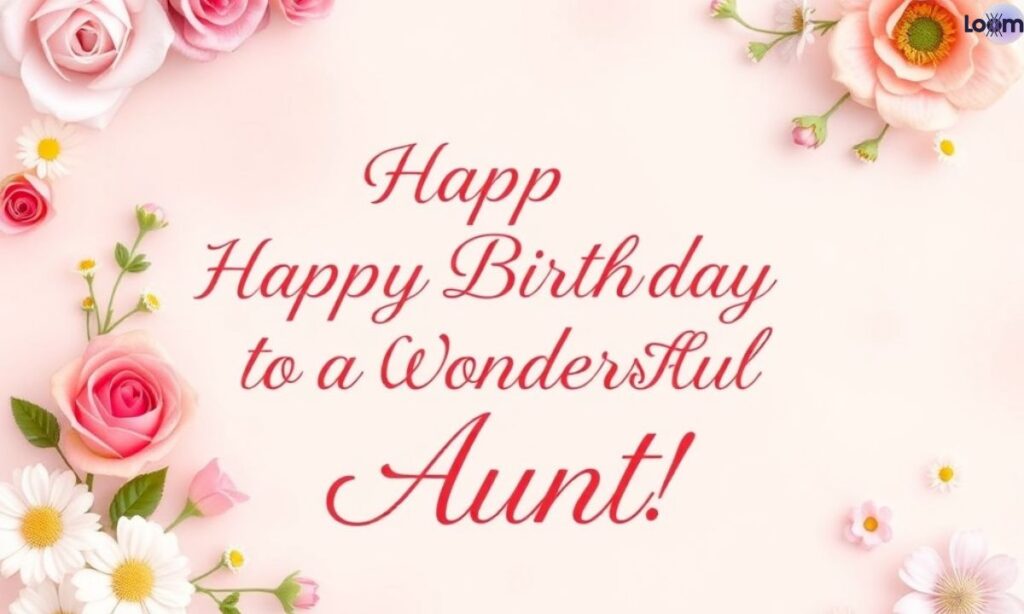 Heartfelt Birthday Wishes for Aunt