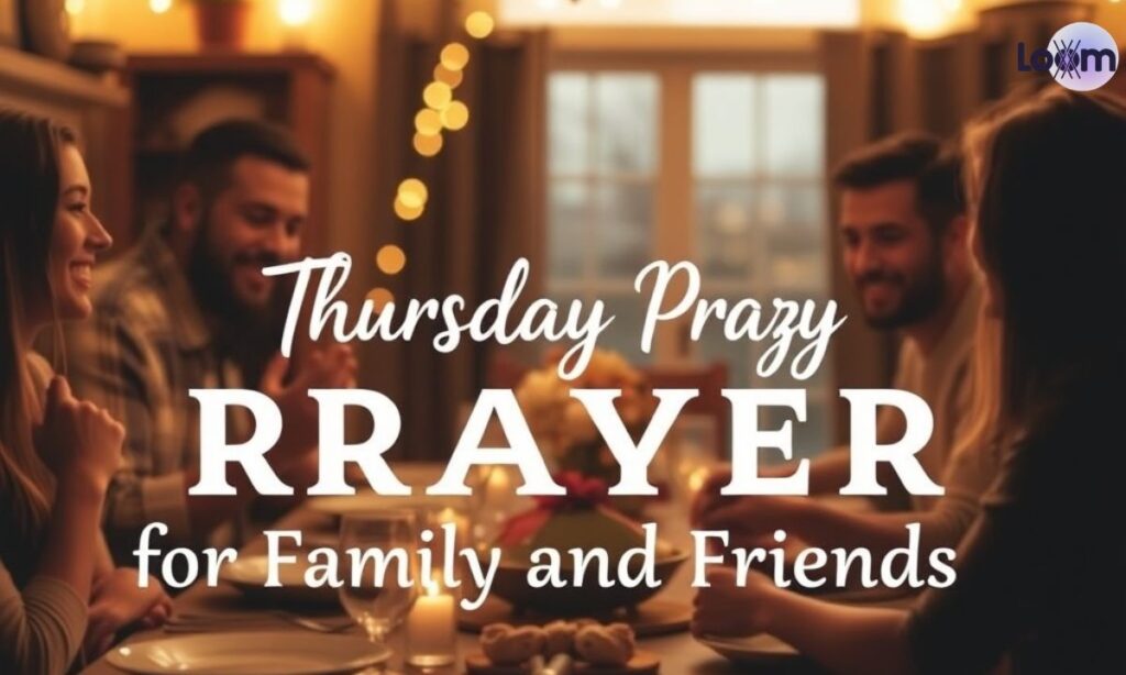 Thursday Prayer for Family and Friends 